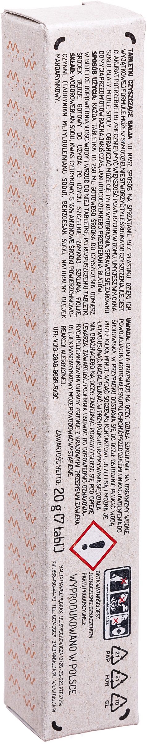 Uniwersalne Tabletki do czyszczenia - Bezzapachowe - obrazek 20